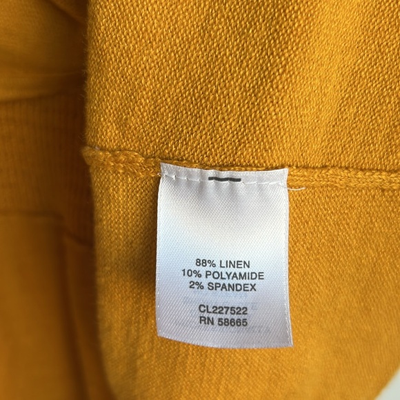 Classiques Entier Linen Blend button short sleeve cardigan - Picture 10 of 10